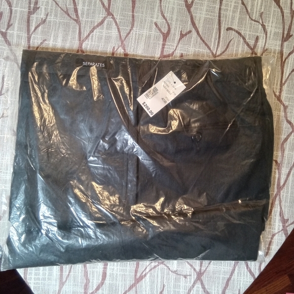 NWTGS Jos.A.bank Seperates Men's Black Dress Pants Sz40B $200 tag still attached
